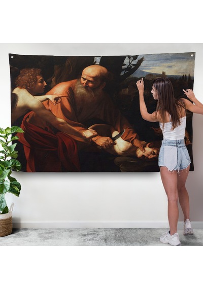 Caravaggio - İsanın Kurban Edilmesi Duvar Örtüsü - Sacrifice Of Isaac-7121