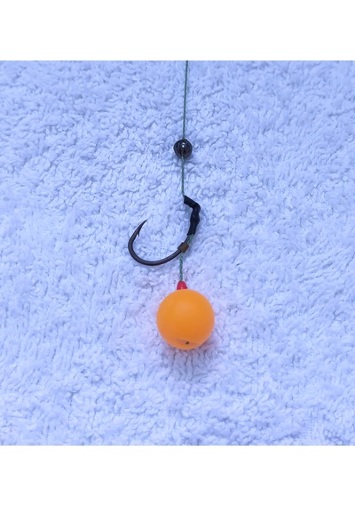5 Adet Hamur Yaylı Sazan Rig Takımı - 14 Mm Karışık Renkli Pop Up