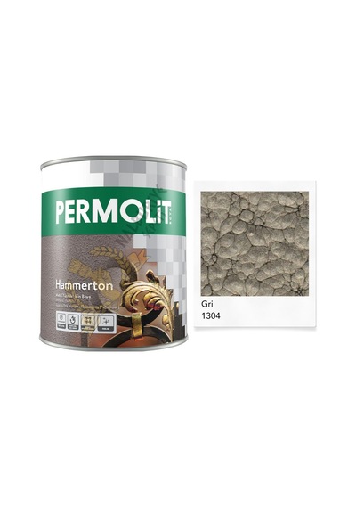 Permolit Hammerton Dekoratif Metal Boyası Gri 2.2 Lt.