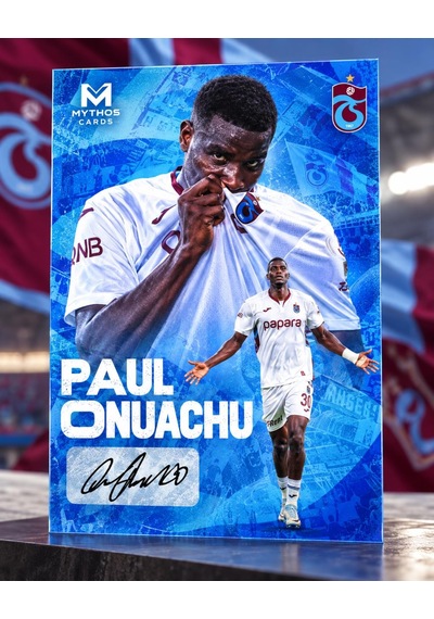 Mythos Lisanslı Statik Poster Trabzonspor Paul Onuachu 50x70 Cm