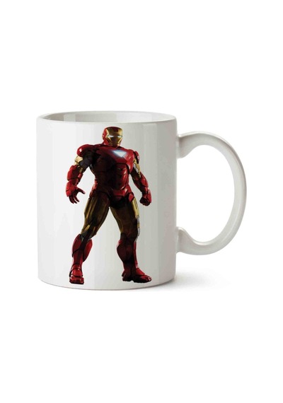 Iron Man 2 Porselen Kupa Bardak Beyaz