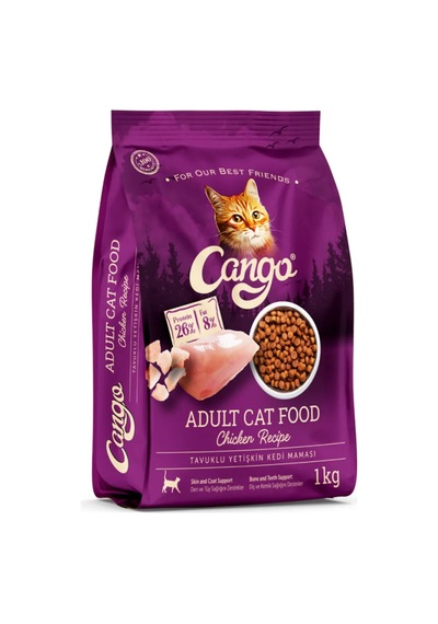 Cango Tavuklu Yetişkin Kedi Maması 2 x 1 KG