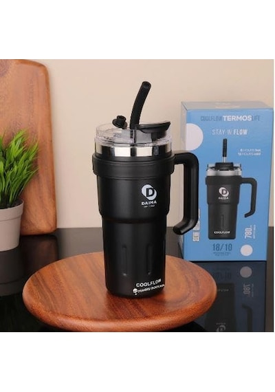 Daima Cool Flow Termos Siyah 780 Ml Genel
