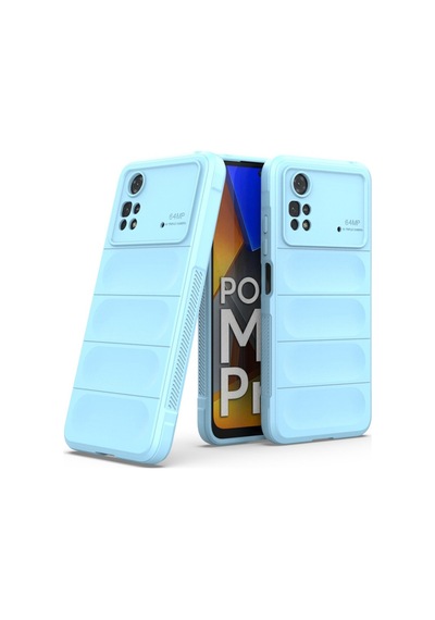 Poco M4 Pro 4g Kılıf Optimum Silikon - Sky Blue Bz8683140489564