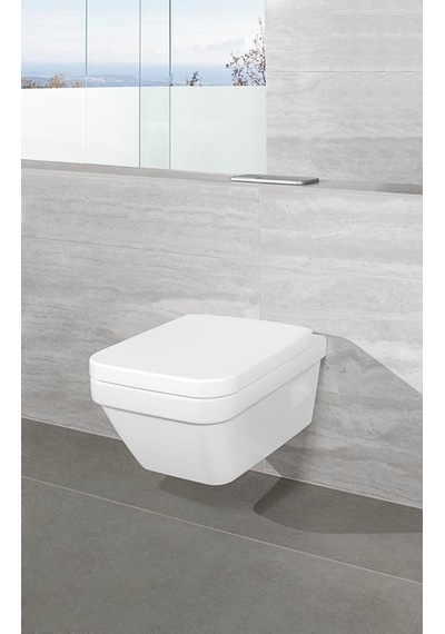 Villeroy and Boch 5685HR01 Architectura Kenarsız Duvara Monte Klozet, Yumuşak Kapanma Özellikli - 370 x 530 mm
