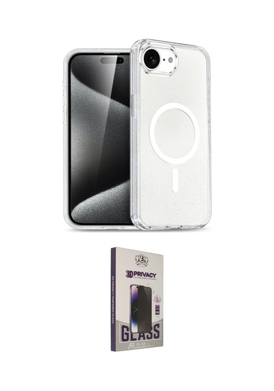 Cep Apple Uyumlu İphone 16e Kılıf Nova Asil Prime İkili Koruma Seti Najmaddin Mor