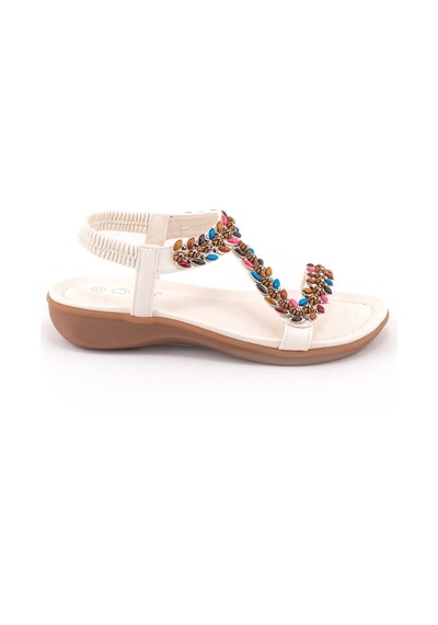 Guja 150-8 Kadın Sandalet Guj-y6-150-8010 Beyaz