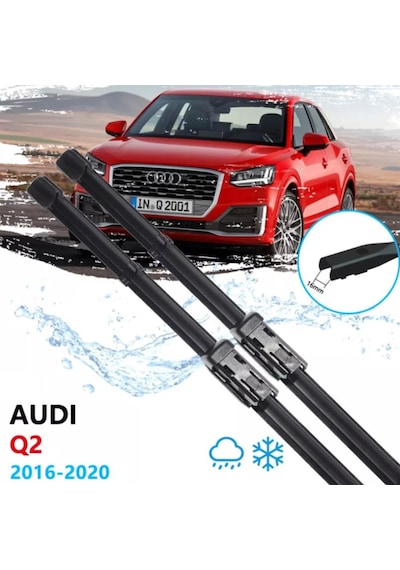 Audi Q2 Ön Cam Silecek Süpürgesi Takımı 2016-2020
