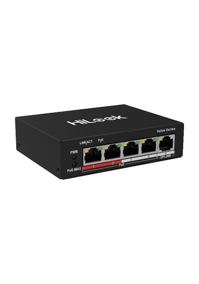 Hilook NS-0105P-35(B) 4 Port Fast Ethernet Unmanaged Poe Switch