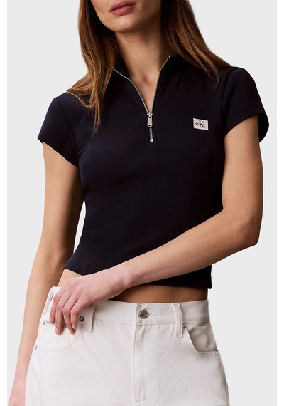 Calvin Klein Pamuklu Logolu Slim Fit Fermuarlı Dik Yaka Top Lv047g240gcef Bayan Top Lv047g240g Cef Lacivert Calvin Klein Pamuklu Logolu Slim Fit Fermuarlı Dik Yaka Top Lv047g240gcef Bayan Top Lv047g240g Cef Lacivert