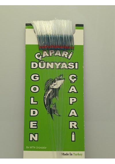 Golden 50 İğneli İstavrit Kösteği 7 No Siyah İğne -0,20 Mm -0,22 Mm -0,25 Mm Köstek Beyaz