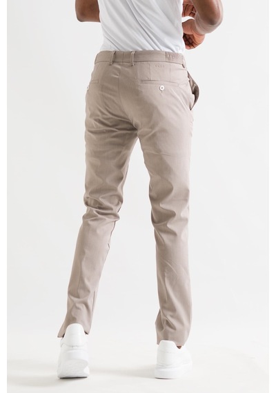 Ecer Slimfit Beli Lastikli İplikli İnce Yazlık Kumaş Jogger Pantolon 001