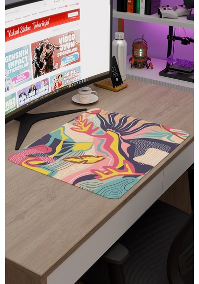 Kumaş Kaymaz Dikişli Kauçuk Oyuncu Mousepad V4 - 48x40 Xl Gaming Mouse Pad Fare Altlığı