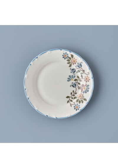 Bella Maison Vintage Porselen Pasta Tabağı 4'lü Mavi 20 CM
