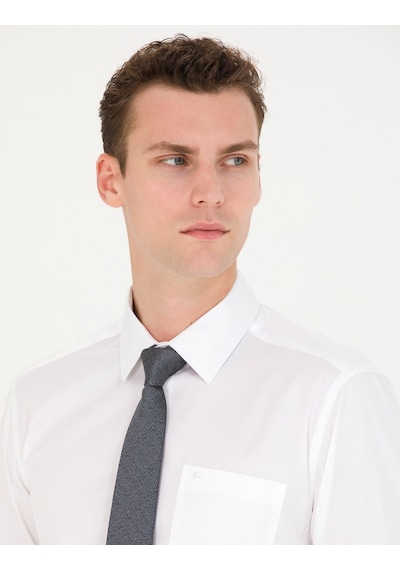 Pierre Cardin Erkek Beyaz Basic Gömlek 50277146-vr013 Beyaz