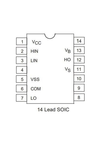 Ir21064 Soıc-14 Smd Mosfet Sürücü Entegresi