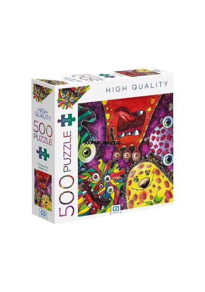 Canavarlar 500 Parça 2,2mm Kalınlık 33x48cm Profesyonel Hobi Puzzle Yapboz Serisi