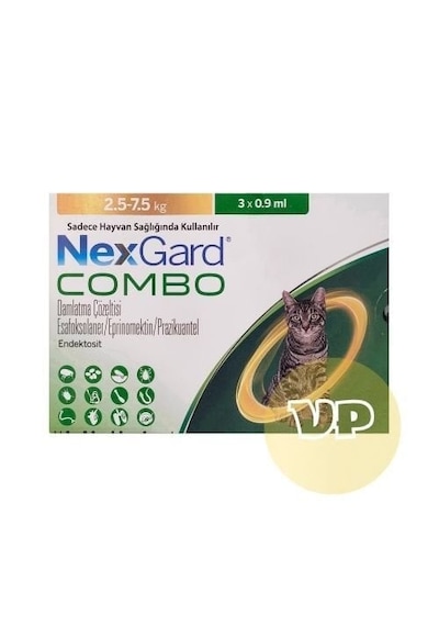 Nexxgard Combo. Yetişkin Kediler İçin İç Dış Parazit Damlası 3 Pipet Skt:2028