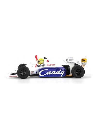 1/64 Model Araç Tg184 19 Ayrton Senna 1984 Monaco Grand Prix 2nd Place Çok Renkli