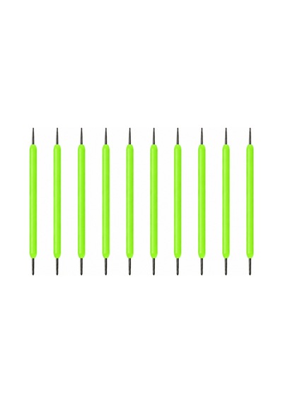 3 Volt 38mm Yeşil Led Filament Retro Tungsten Görünümlü Dekoratif Filament 10 Adet