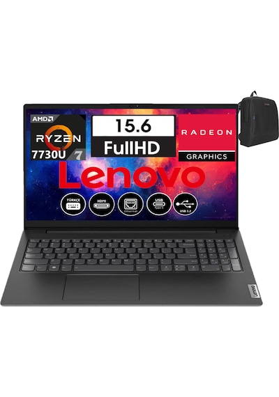 Lenovo V15 G4 ABP 82YY001MTRH17 R7-7730U 40 GB 512 GB SSD 15.6" W11H Dizüstü Bilgisayar + Zetta Çanta