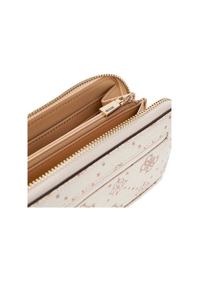 Guess Carrie Logo Kadın Cüzdan Swgp9898146 Krem