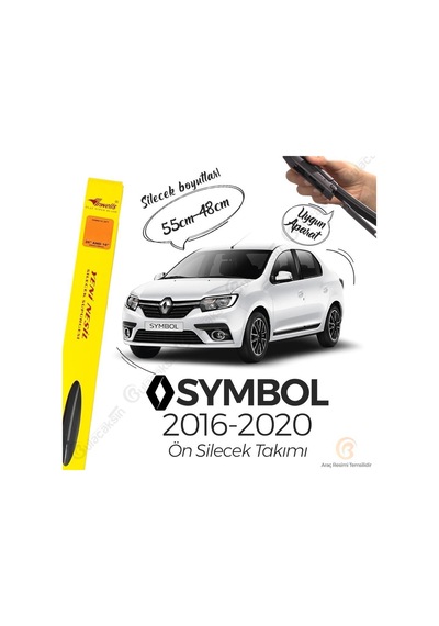 Renault Symbol Muz Silecek Takımı 2016-2020 İnwells