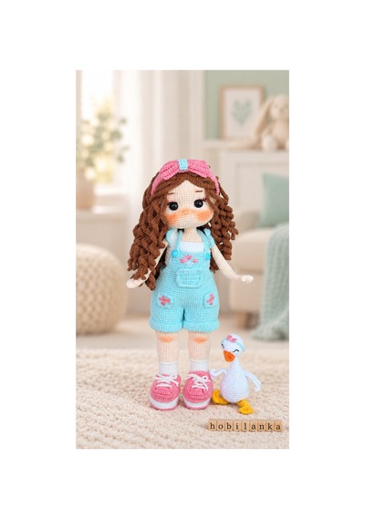 Masal Kızı El Yapımı Amigurumi Bebek