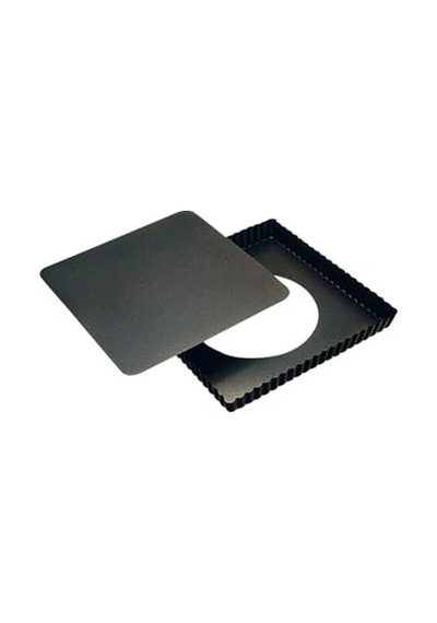 Pastry Planet Kare Teflon Altın Çıkan Tart Kalıbı 21cm 21cm Çok Renkli