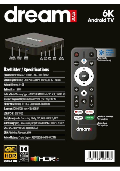 Dreamstar İ6 Plus