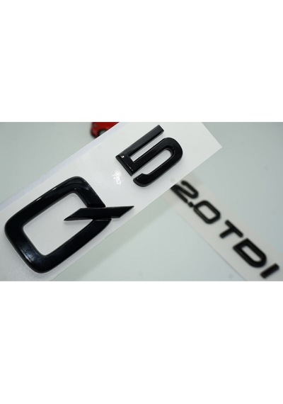 Audi Q5 2.0 Tdi Parlak Siyah Abs 3m 3d Bagaj Yazı Logo