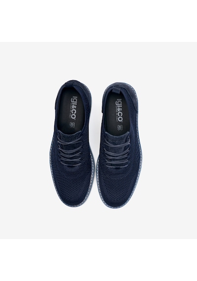 IGI&Co Klasik Ayakkabı Erkek 1104088 Igı&co Urt 11040 Fussbett Vıtello Blu Mavi