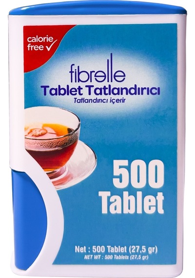 Fibrelle Sakarinli Tablet Tatlandırıcı 500'lü