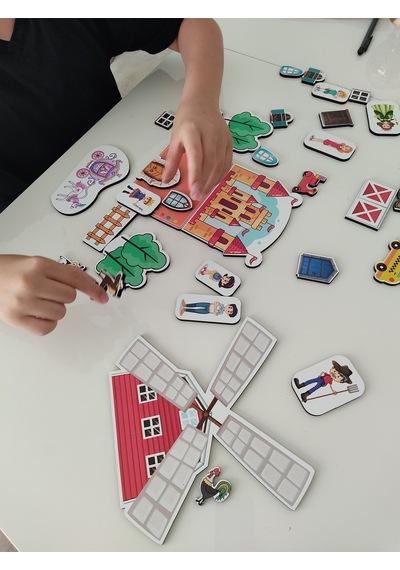 Hayal Dünyam 35 Parça Ahşap Yapboz Puzzle