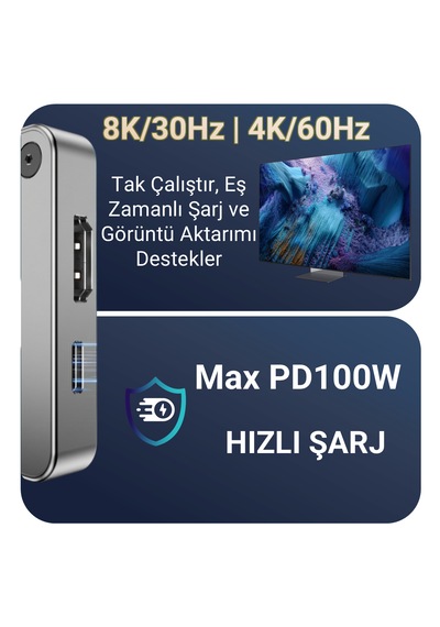 Jeyı Gripchip İ9-heart Manyetik M.2 2230 Nvme Ssd Kutusu - Magsafe-prores Kayıt-8k/4k Ekran Paylaşımı-10gbps Usb 3.2 Gen2-100w Pd Şarj Destekli Disk Kutusu