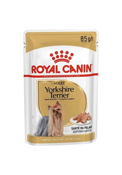 Royal Canin Yorkshire Terrier Pouch Yetişkin Köpekler İçin Konserve Mama, 85 G Sku: Zeus8690010306852
