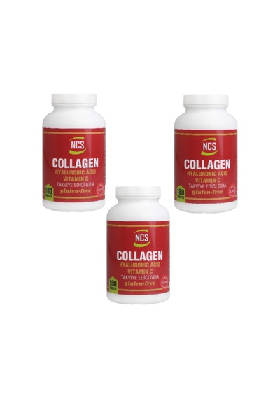 Kolajen Hyaluronic Acid Vitamin C 3 Kutu 540 Tablet Collagen