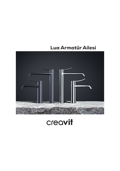 Creavit Lua Şelale Lavabo Armatürü Krom Bt.lu1500