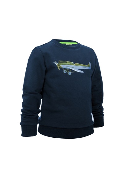 Brz Kids Dijital Baskılı Erkek Çocuk Sweatshirt Lacivert