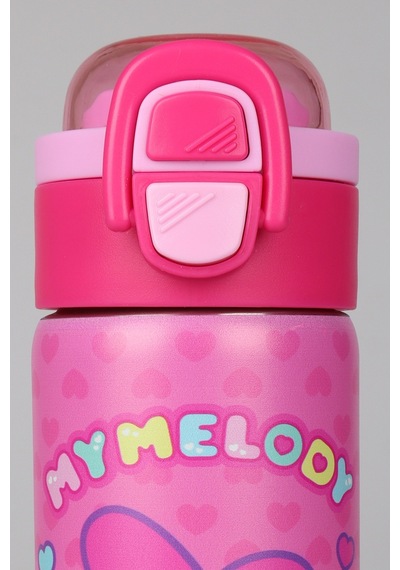 X Dekomus Lisanslı My Melody Sweet Berry Collection 600 Ml Çelik Matara Ve Beslenme Kabı Seti Altın