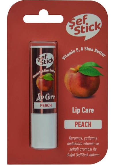 Şef Stick Lip Care Şeftalili Dudak Koruyucu