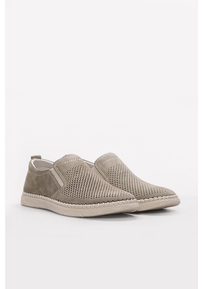 Fast Step Hakiki Deri Erkek Casual Ayakkabı 781ma1822 Haki