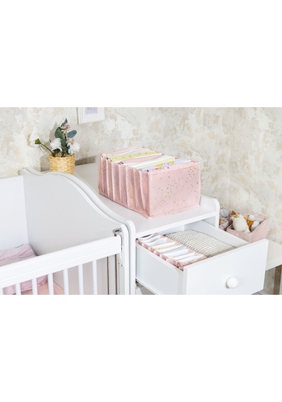 Baby Akordiyon Organizer Çekmece Düzenleyici Large Pembe 04089