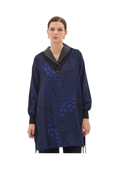 Kayra Yaka Tasarımlı Animal Print Sweatshırt Kay.vv-a23-99001 Saks