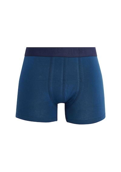 Tudors Erkek 6'lı Premium Seri Pamuklu Likralı Esnek Kumaş Boxer Damat Bohçası Çeyiz Seti -51602 Çok Renkli
