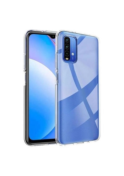 İle Uyumlu Şeffaf Clear Silikon Yüksek Kalite Darbeye Dayanıklı Şık Telefon Kılıfı Xiaomi Redmi 9t / Poco M3 50 x 22