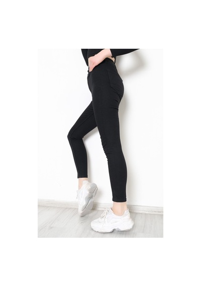 Mokashopin - Dar Paça Kot Pantolon Siyah - 10801.1431. 001
