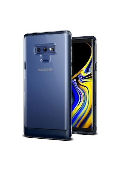Vrs Design Galaxy Uyumlu Note 9 Crystal Bumper Kılıf Deep Sea Blue