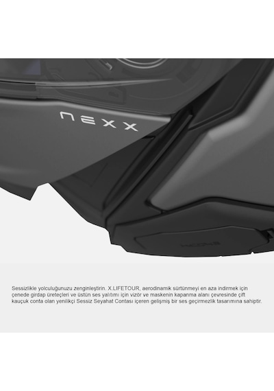 Nexx X.lıfetour Zero Pro Mat Karbon Kask Tek Renk