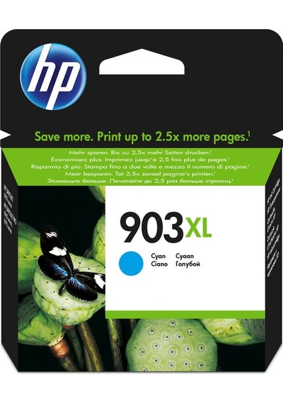 Hp T6M03Ae Cyan Mürekkep Kartuş 903Xl